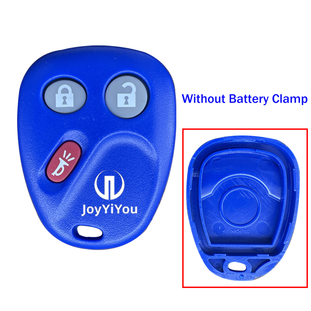 Remote Key Cover 3Buttons For GMC ( Blue)  Without Battery Clamp
