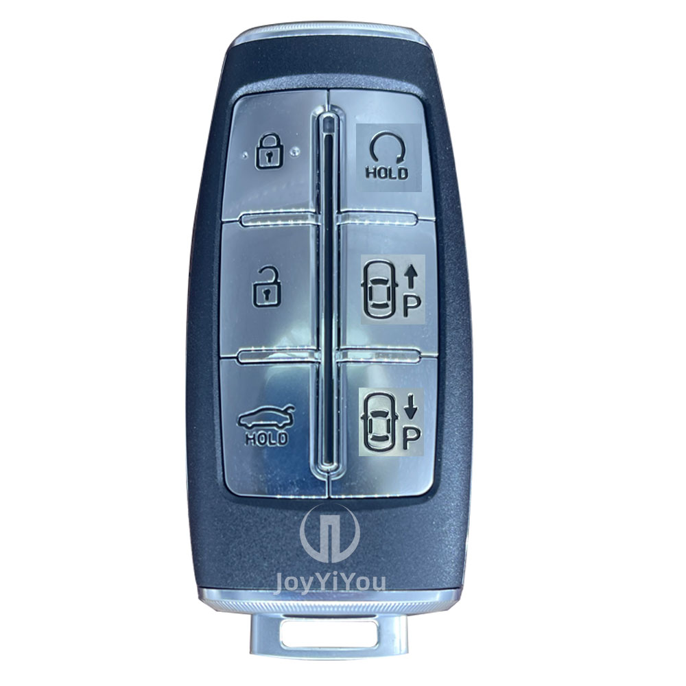 6 Buttons Trunk Smart Key Cover Without Logo For Hyundai With Emergency Key