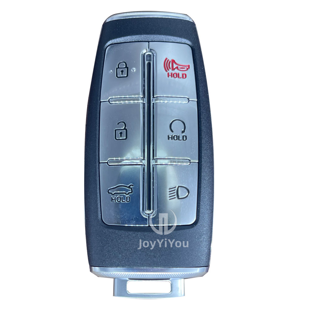 Smart Key Cover 6 Buttons Trunk Without Logo For Hyundai With Emergency Key