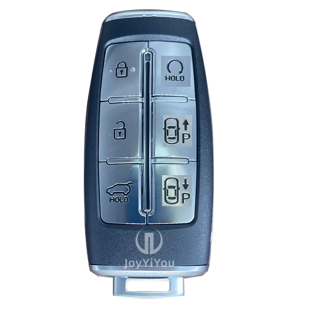 6 Buttons Smart Key Cover Without Logo For Hyundai With Emergency Key