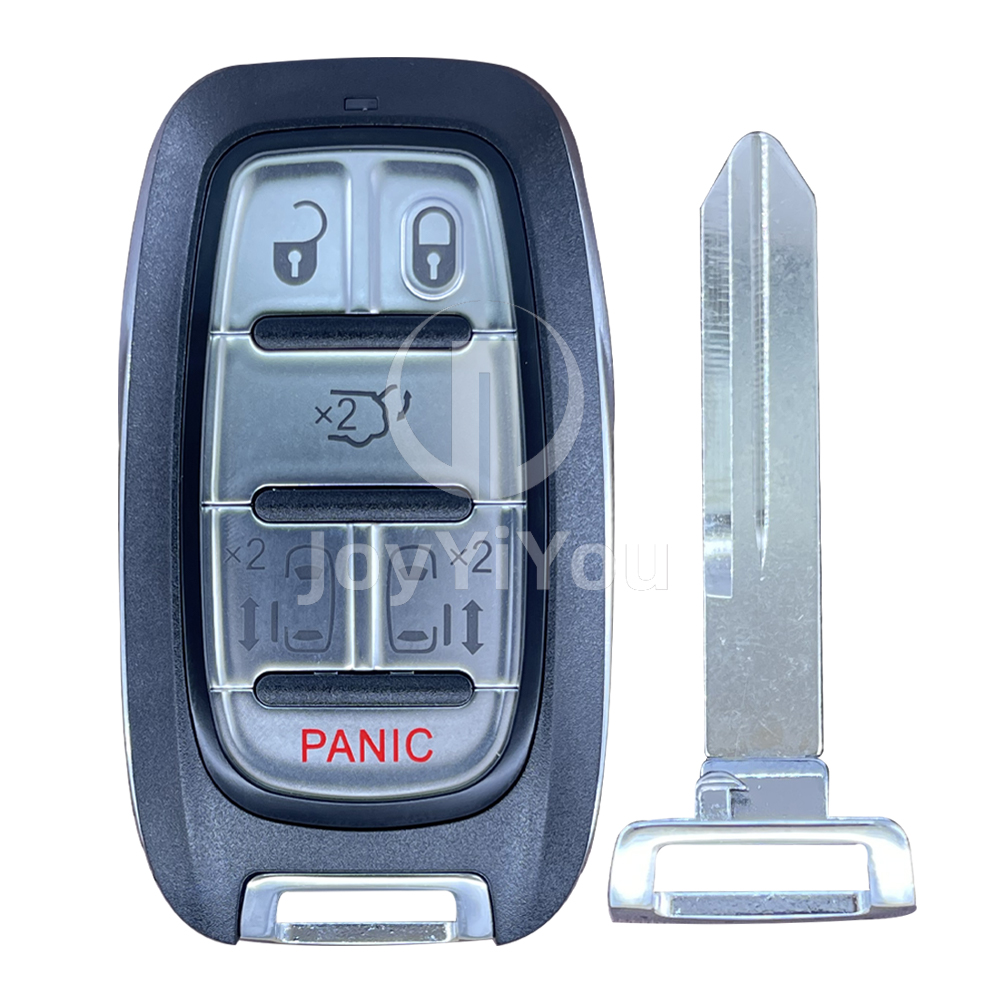 5+1Button-Hatch Smart Card Cover With Emergency Key For Chrysler （Y160）