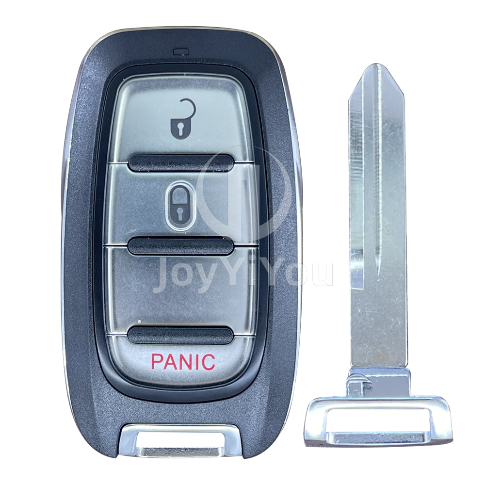 2+1Button Smart Card Cover With Emergency Key For Chrysler （Y160）