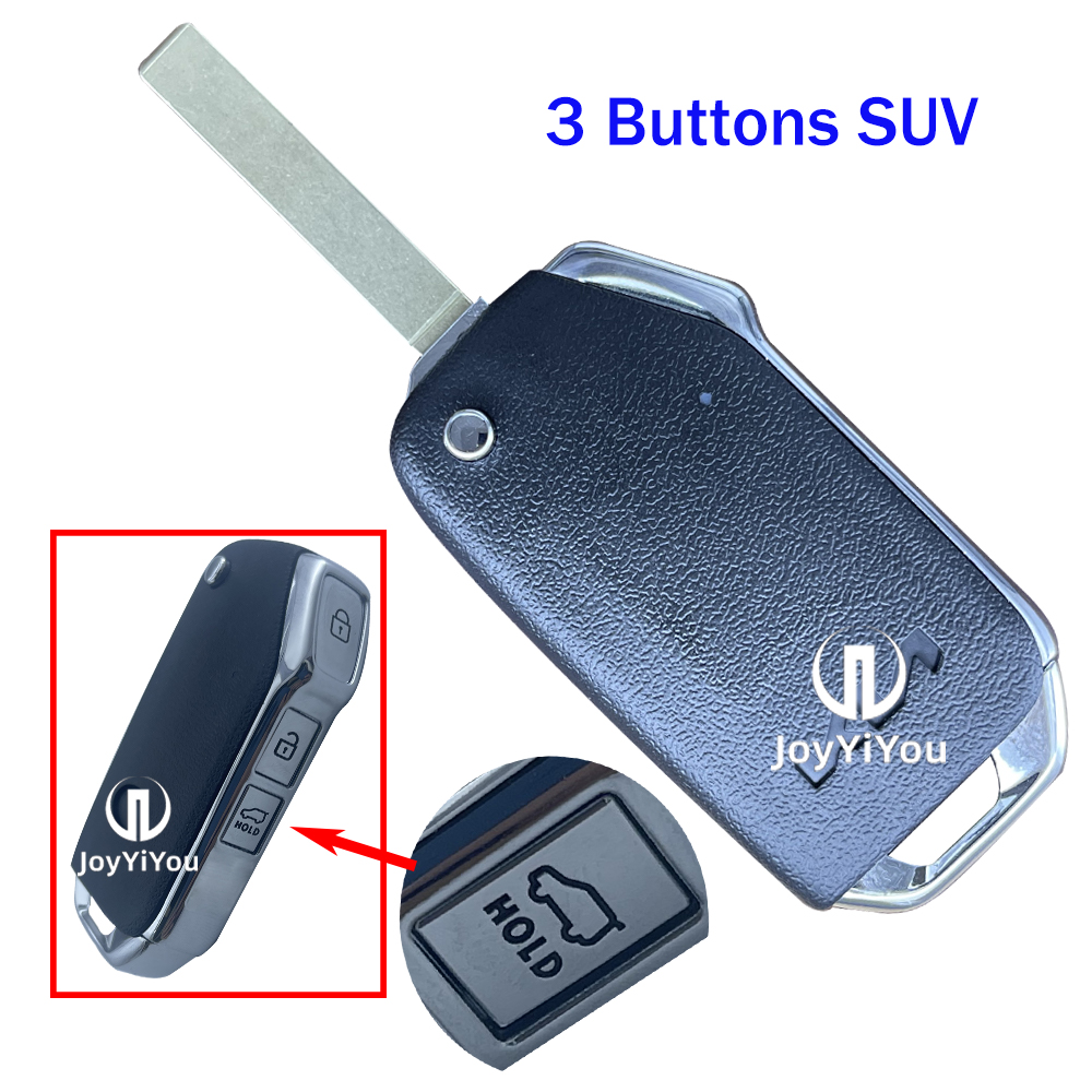 3 Button-SUV Flip Remote Key Shell For Kia Key