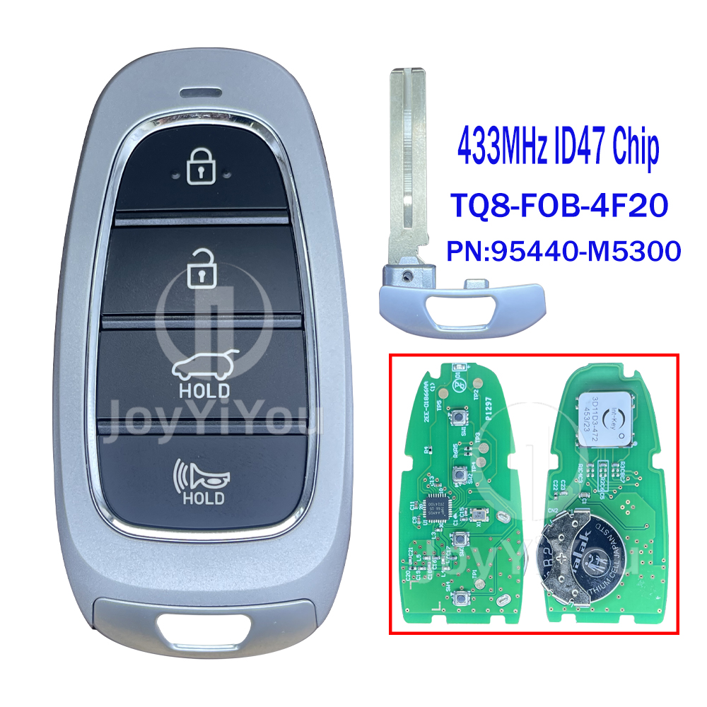 PN:95440-M5300 433MHz ID47 Chip Smart Card For Hyundai 4Button-Hatch