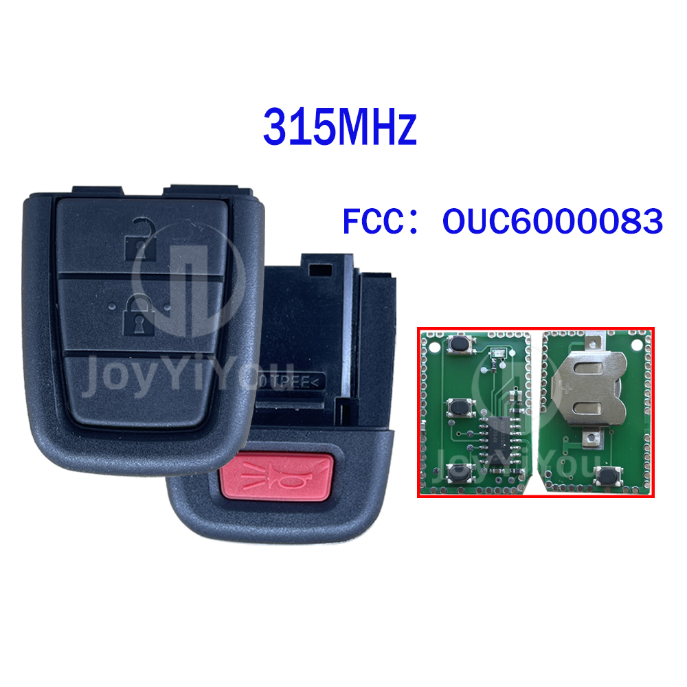 FCC ID:OUC6000083 Remote Unit For Pontiac 315MHz 2+1Buttons