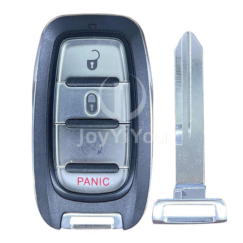 3+1Button-Start Smart Card Cover With Emergency Key For Chrysler （Y160）