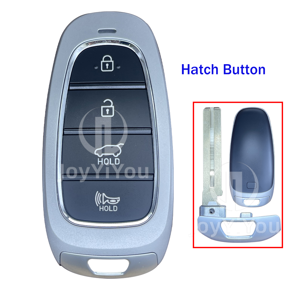 4Button-Hatch Smart Key Cover For Hyundai Without Logo