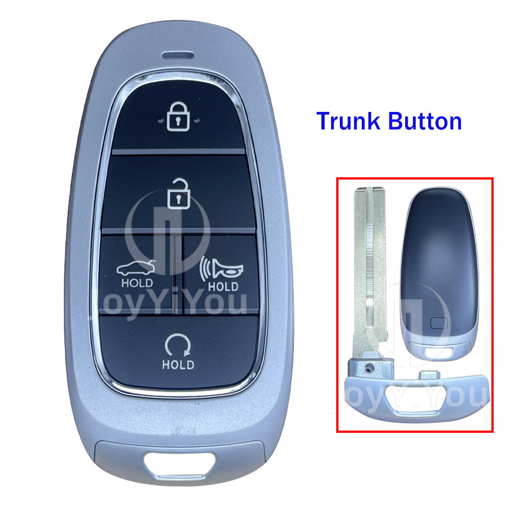 5Button-Trunk Smart Key Cover For Hyundai Without Logo