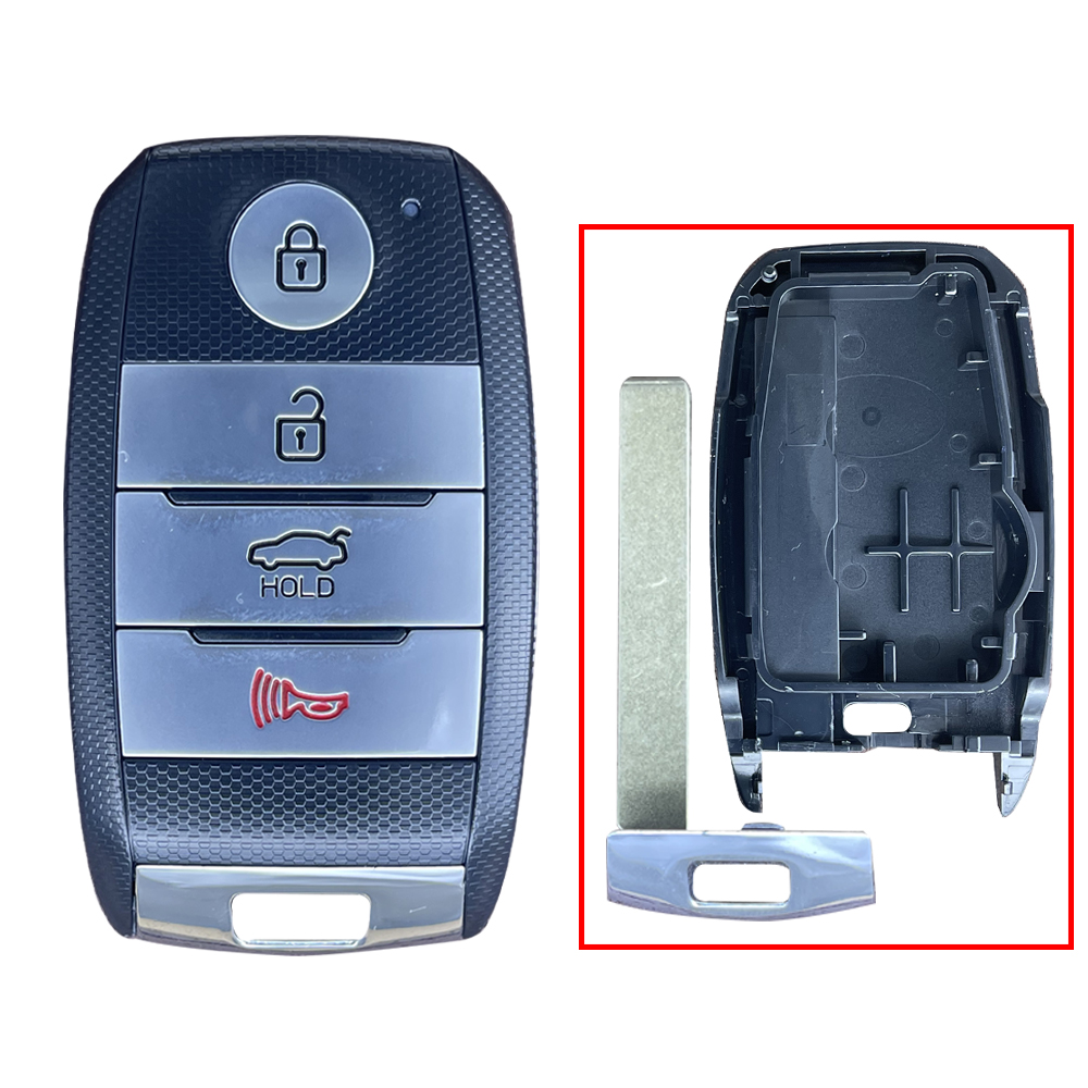 4Button-Trunk Smart Key Cover for Kia VA2 Blade