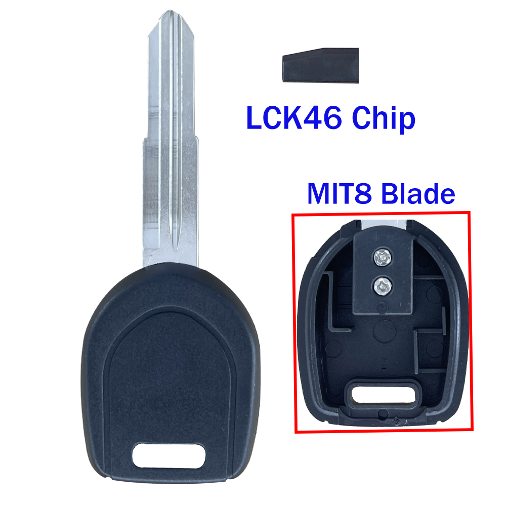Transponder Key LCK46 Chip For Mitsubishi （MIT8 Blade）