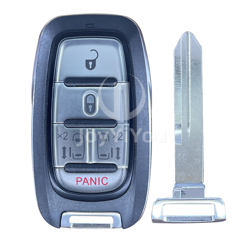 4+1Button Smart Card Cover With Emergency Key For Chrysler （Y160）