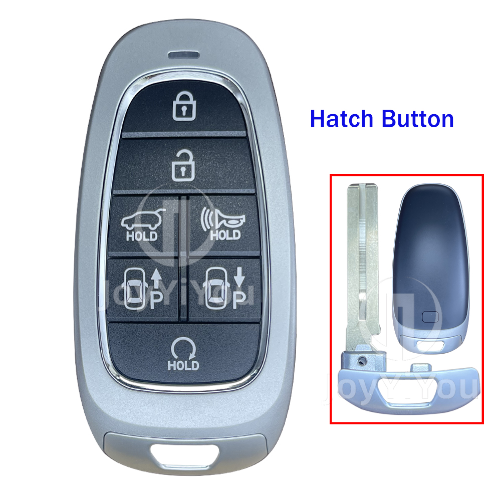 6Button-Hatch Smart Key Cover For Hyundai Without Logo