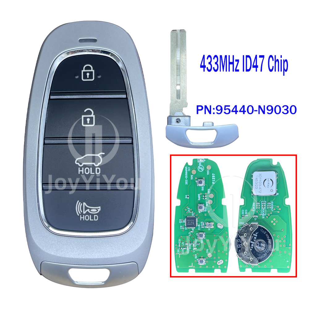 PN:95440-N9030 433MHz ID47 Chip Smart Card For Hyundai 4Button-Hatch