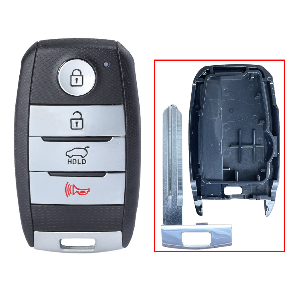4Button-SUV Smart Key Cover For Kia Right Blade