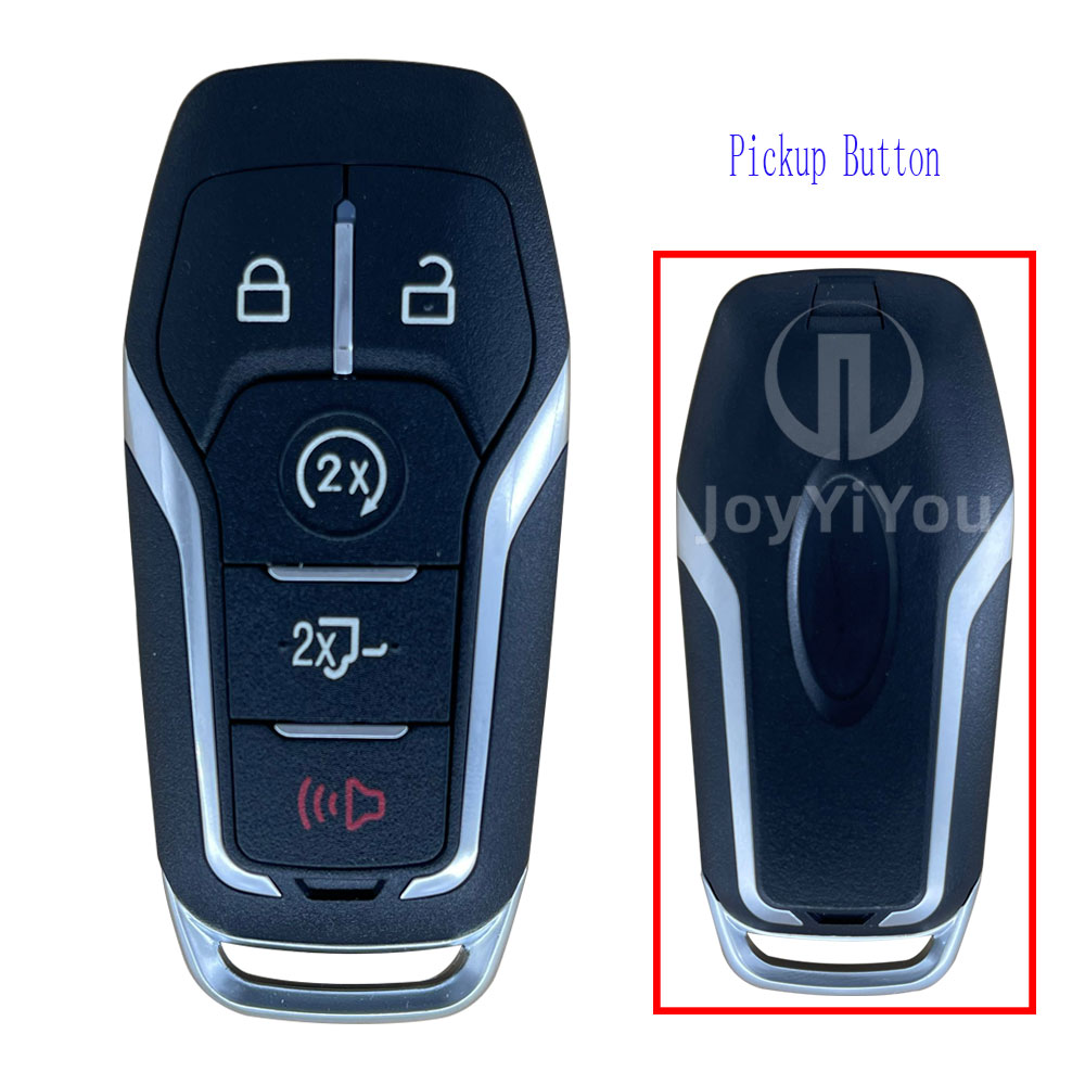 5Button-Pickup Smart Card Cover For Ford With Emergency Key