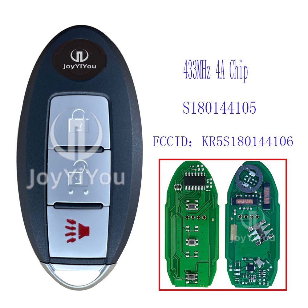 Continental S180144105/FCC ID：KR5S180144106 Remote Key For Nissan 433MHz/4A Chip