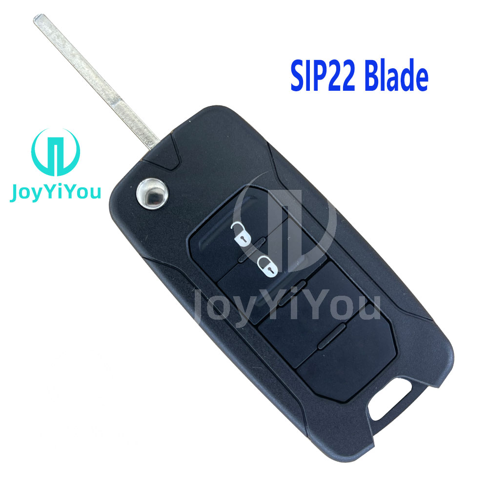 2Button Flip Key Shell For Chrysler Remote Key SIP22 Blade