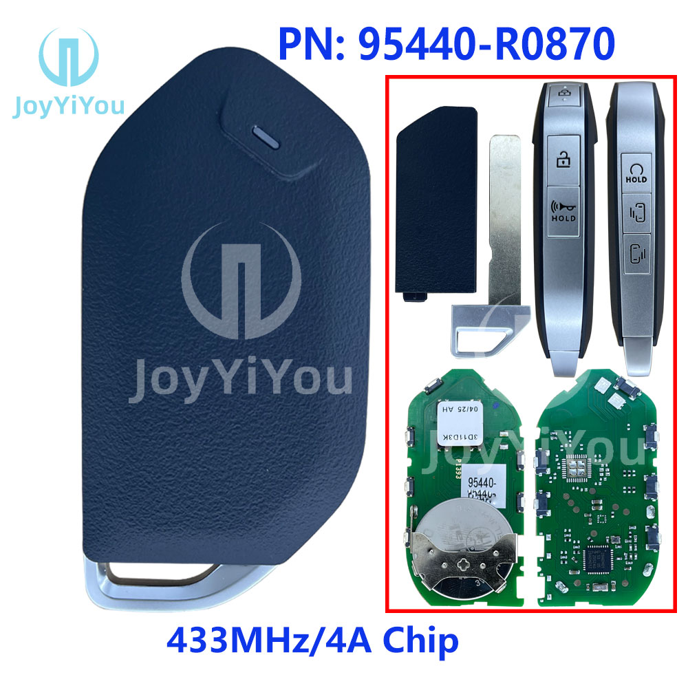 PN:95440-R0870 433MHz 4A Chip For Kia K4 2024-2026 5-Btn Smart Key w/Remote Start (TQ8-FOB-4F81M44)_复制