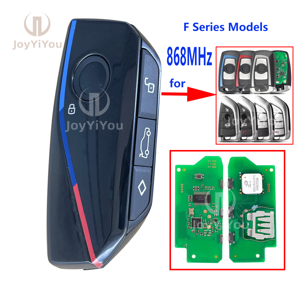 Smart 868MHz Keyless Go For BMW F Chassis 3 5 7 Series X1 X3 X5 X6 X7 2011-2019 Modified FEM BDC CAS4 CAS5 Key Remote_复制_复制