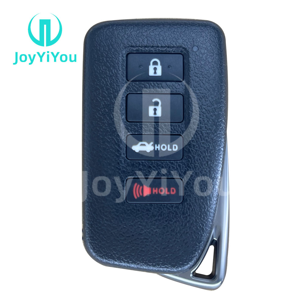 4Button-Trunk Smart Key Shell For Lexus Emergency Key Blade  Without Logo