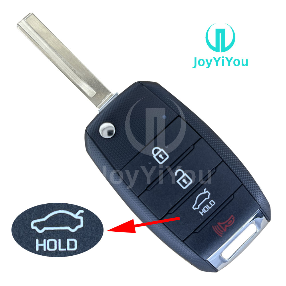 4 Button-Trunk Flip Remote Key Shell  For Kia（HY18R)