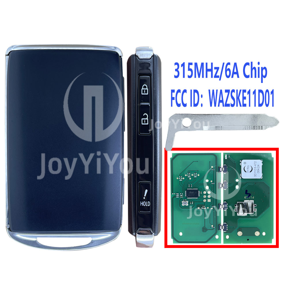FCC ID：WAZSKE11D01 315MHz/6A Chip Smart Key For Mazda （Without Logo）