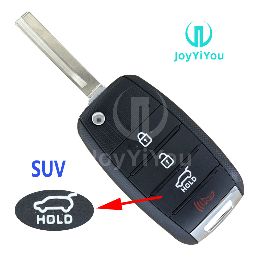 4 Button-SUV Flip Remote Key Shell  For Kia（HY18R)