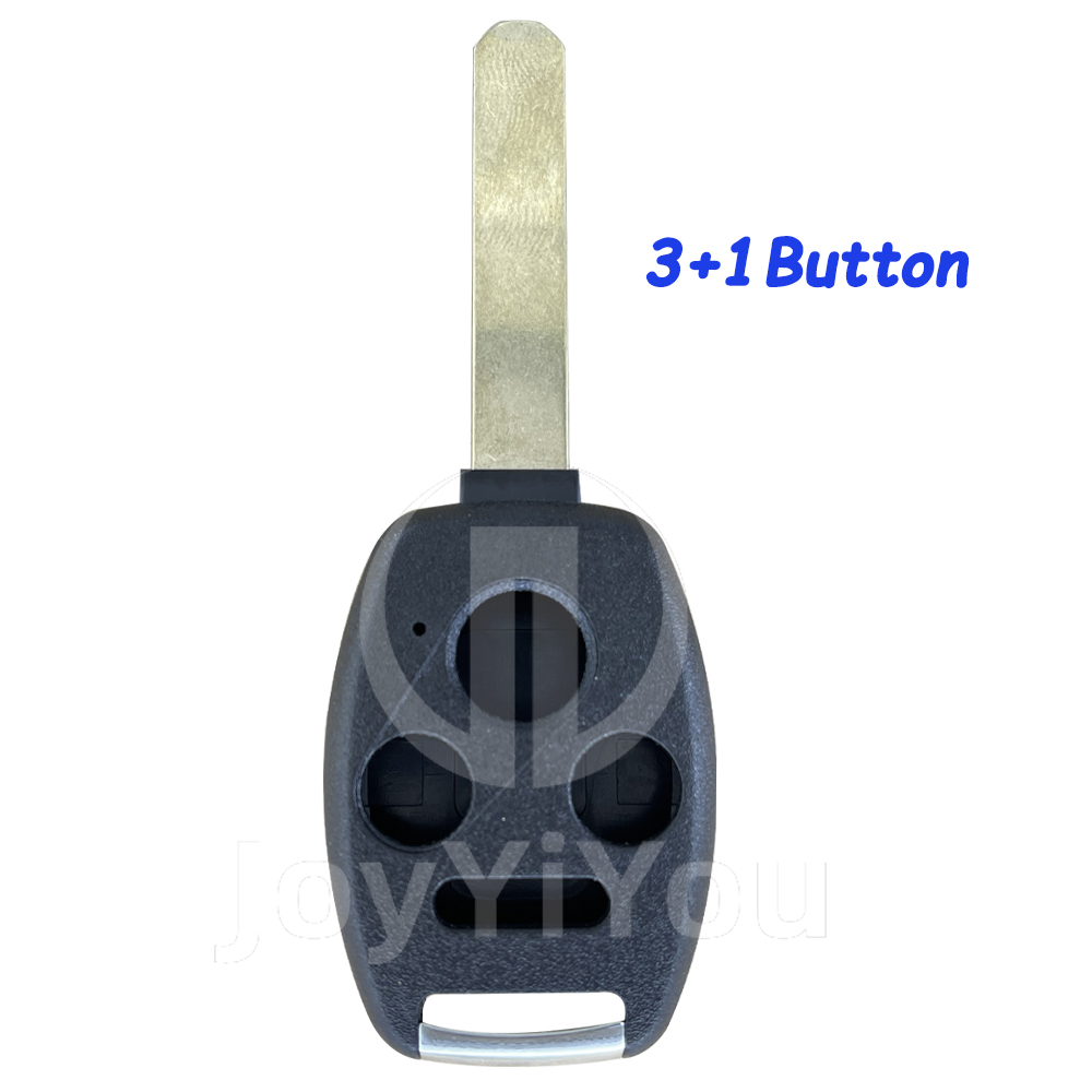 3+1Button Remote Key Shell For Honda HON66 Blade With Chrome Finish
