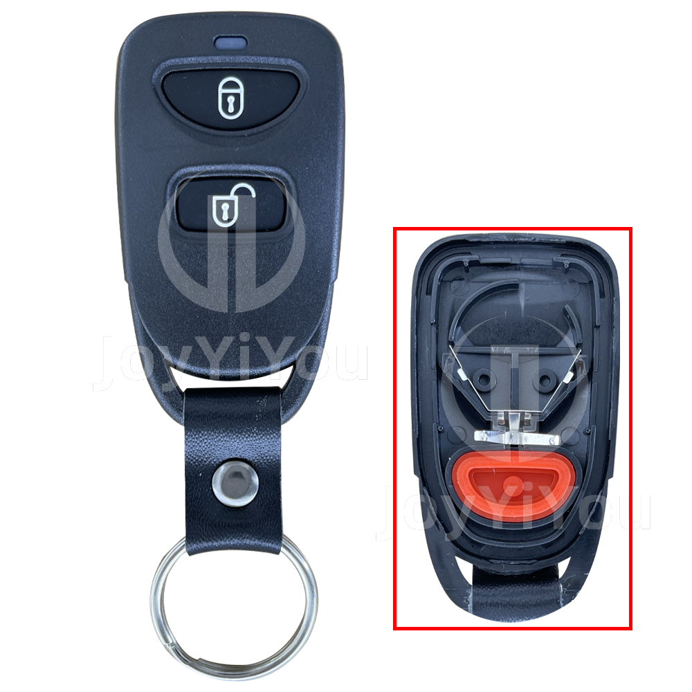 2+1 Button Remote Cover With Battery Holder For Hyundai Without Log