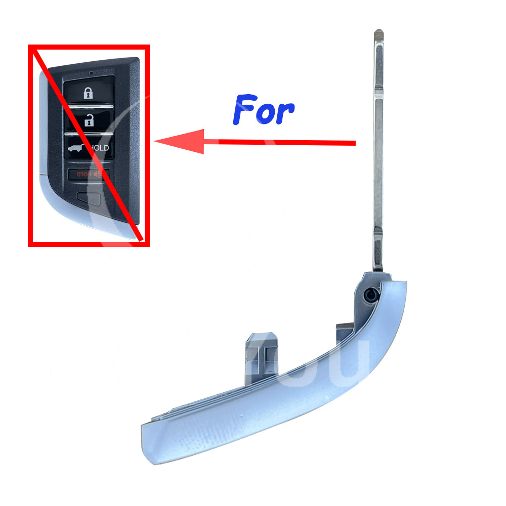 New Replacement Remote Smart Key Fob Emergency Blank Blade For ACU