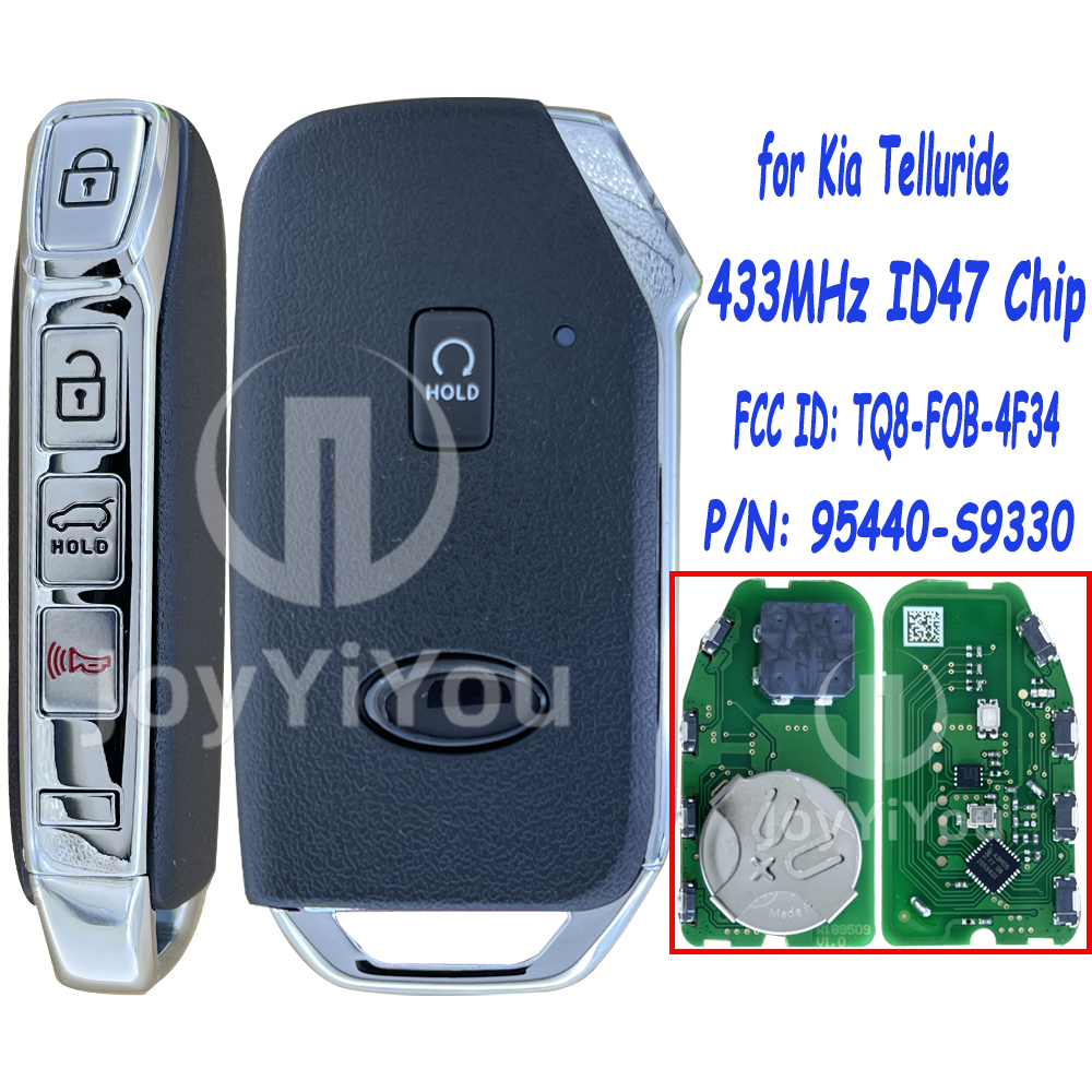 PN:95440-S9330 433MHz ID47 Chip FCC ID：TQ8-FOB-4F34 For KI 21-23 elluride （SUV）