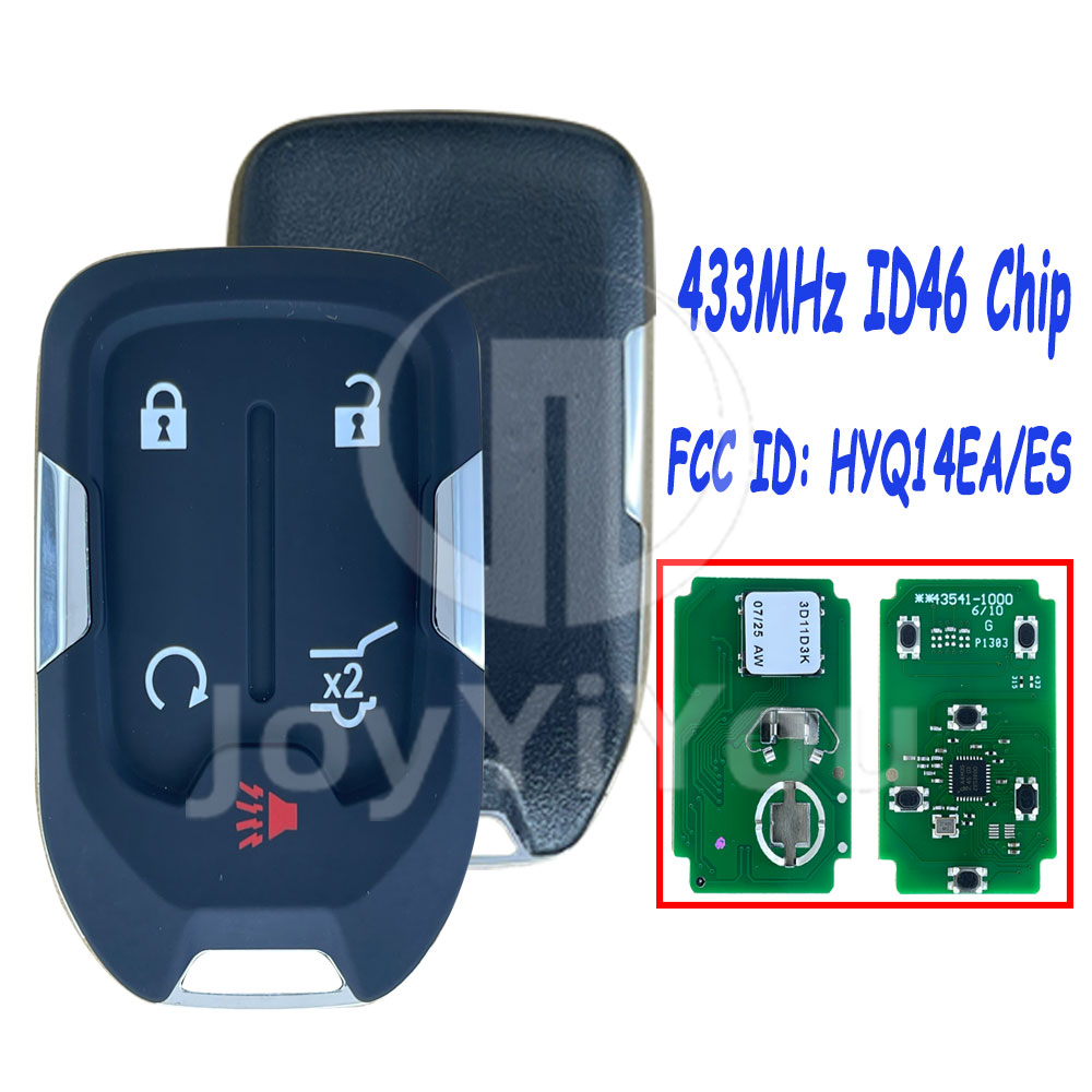 HYQ14EA/ES 433MHz ID46 Chip For CHV 4+1Buttons Remote Key Without Logo