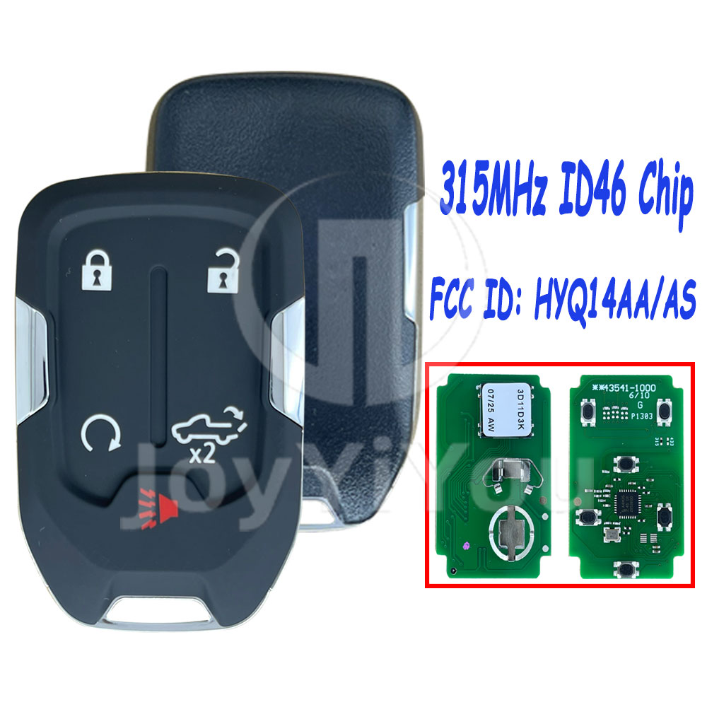 HYQ14AA/AS 315MHz ID46 Chip For CHV 4+1Button Remote Key Without Logo (HU100)