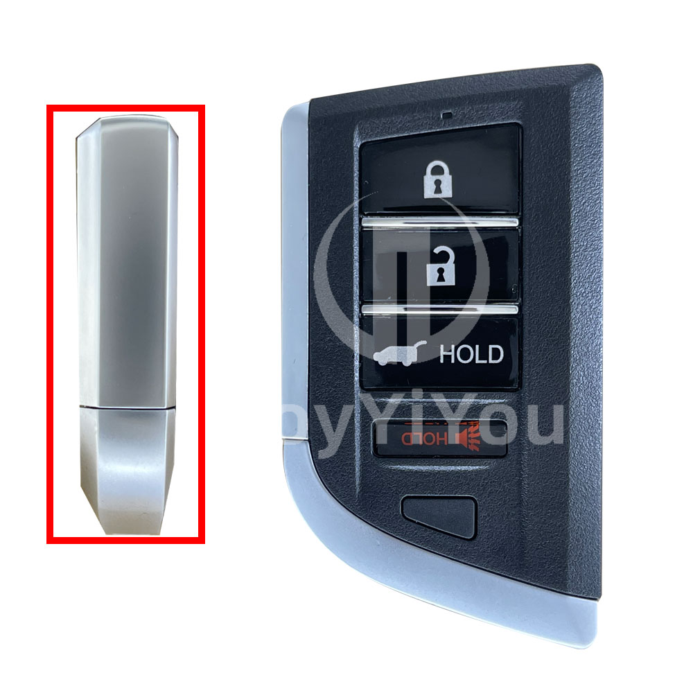Replacement 4 Buttons Smart Remote Key Shell For ACU (SUV) Without Logo