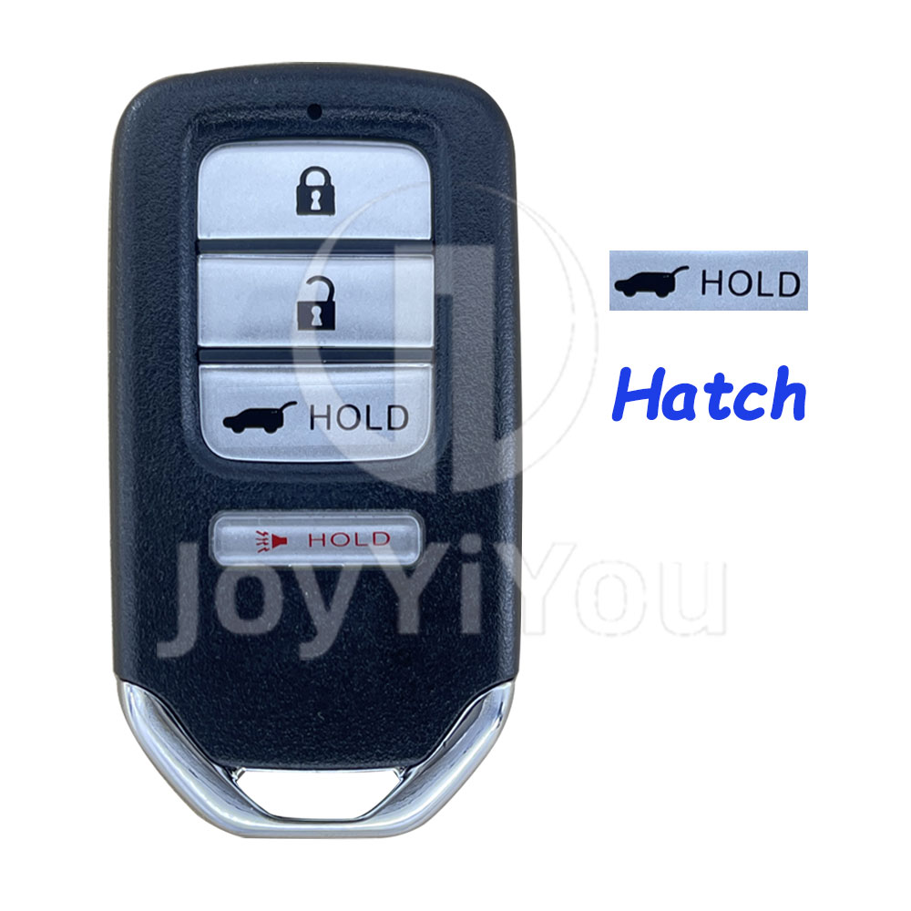 3+1Button-Hatch+HOLD Smart Key Shell For HON HON66 Blade