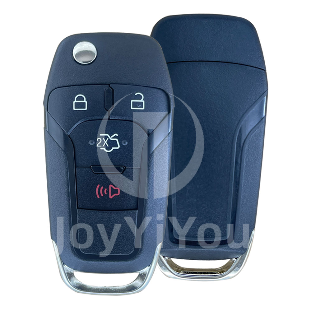 3+1Button-Trunk Flip Remote Key Shell For FD (HU101) Without Logo