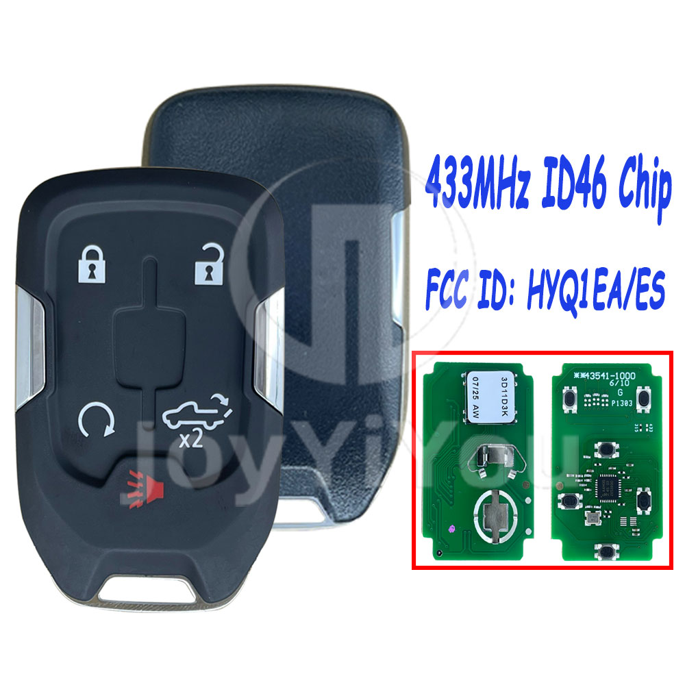 HYQ1EA/ES 433MHz ID46 Chip For CHV 4+1Button Remote Key Without Logo (HU100)