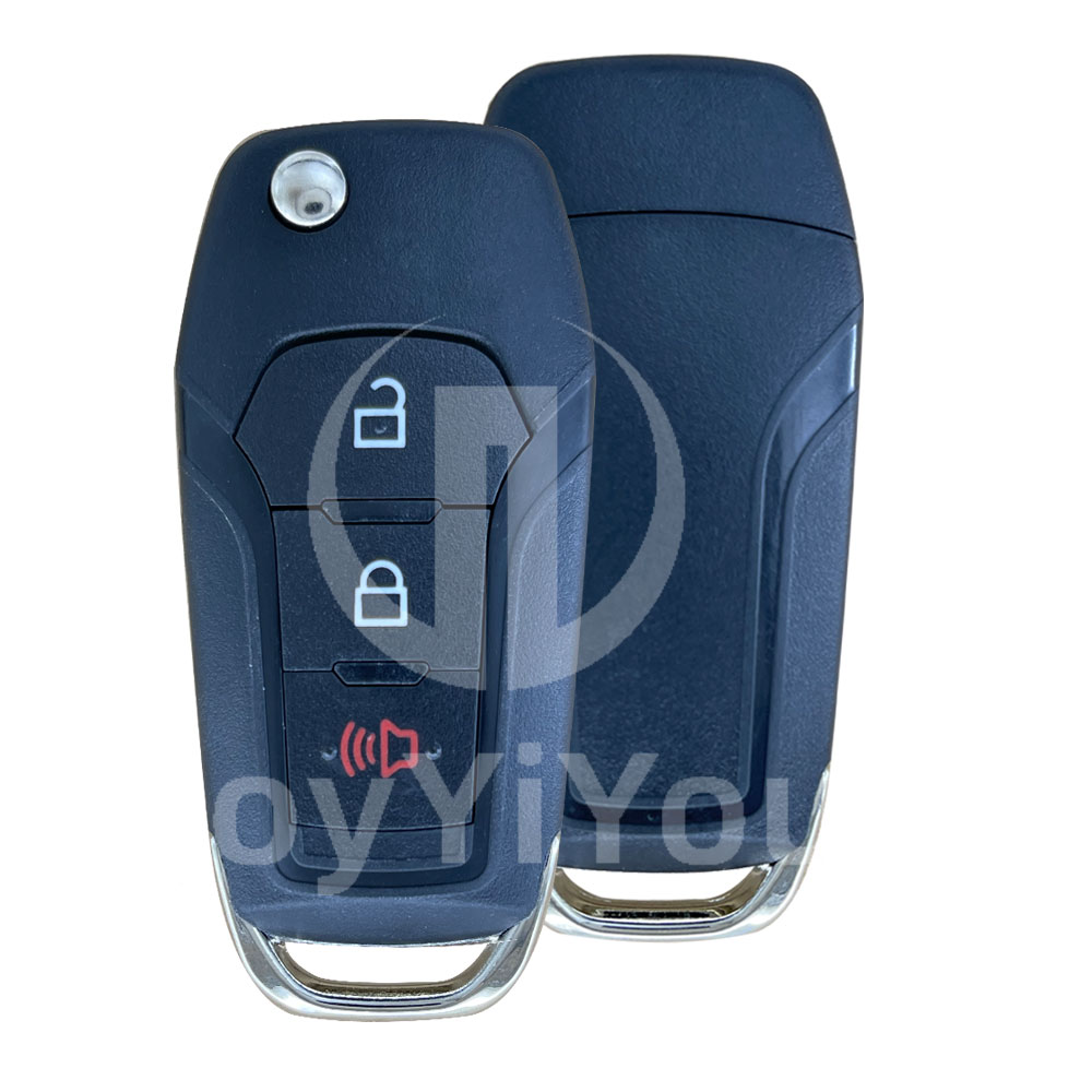 2+1Button Flip Remote Key Shell For FD (HU101) Wihout Logo