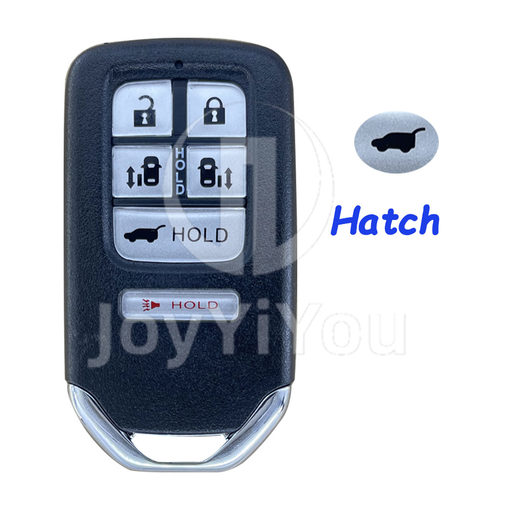 5+1Button-Hatch+HOLD Smart Key Shell For HON HON66 Blade