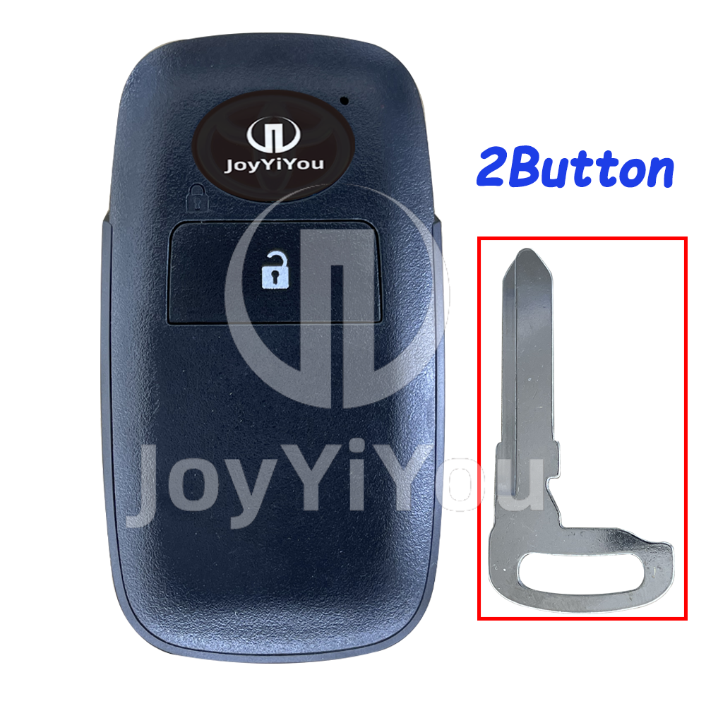 2Button Remote Key Shell For TOY With Emergency Key