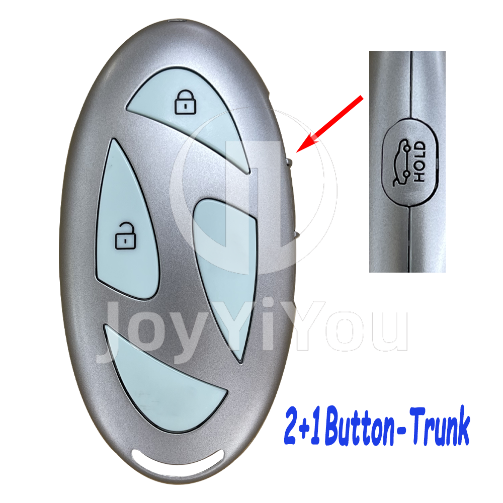 2+1Button-Trunk Smart Card Cover For Hyundai（Blue）