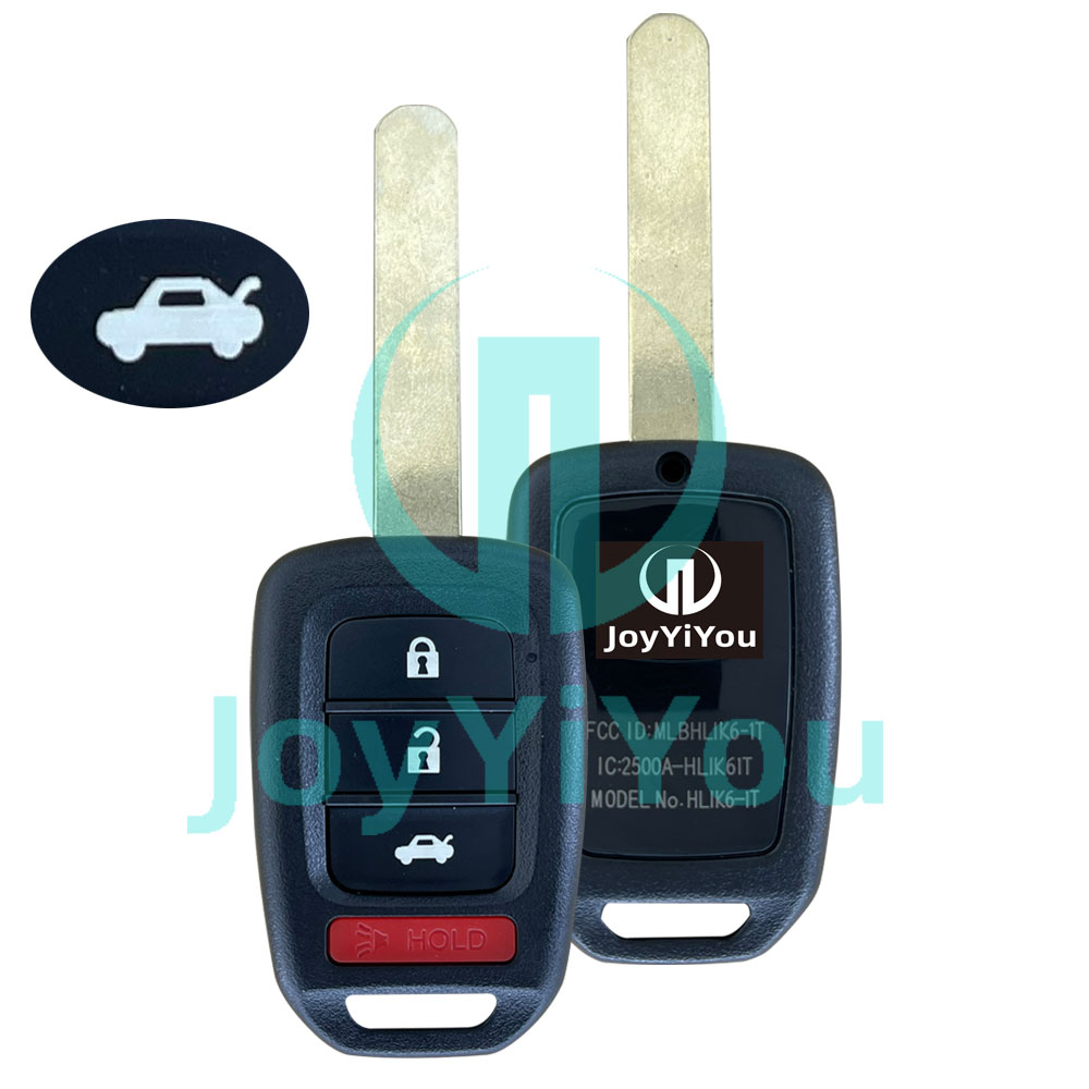 4Button-Trunk Remote Key Shell For HON HON66 Blade