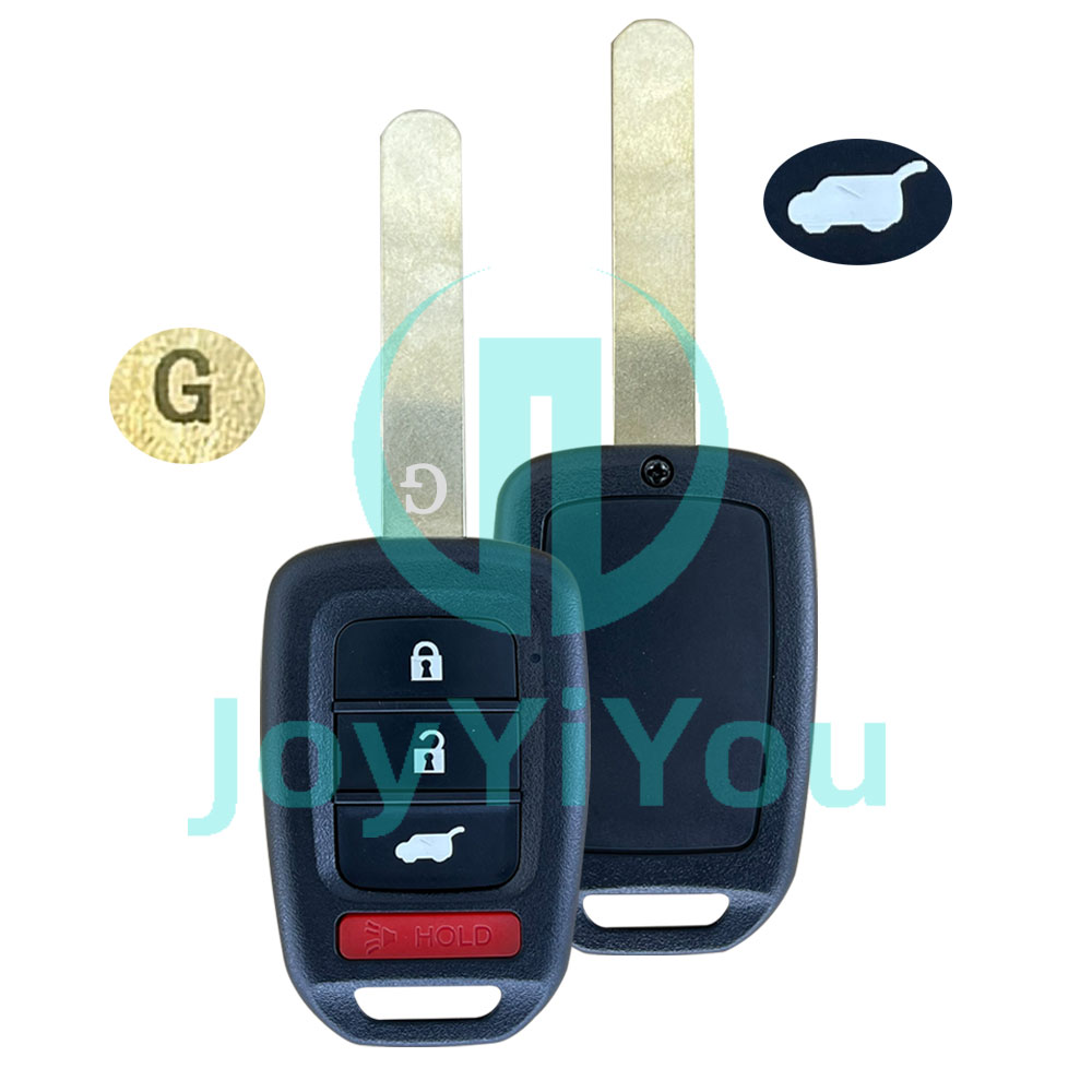 3+1Button-Hatch G On Blade Remote Key Shell For HON HON66 Blade（Without Logo）