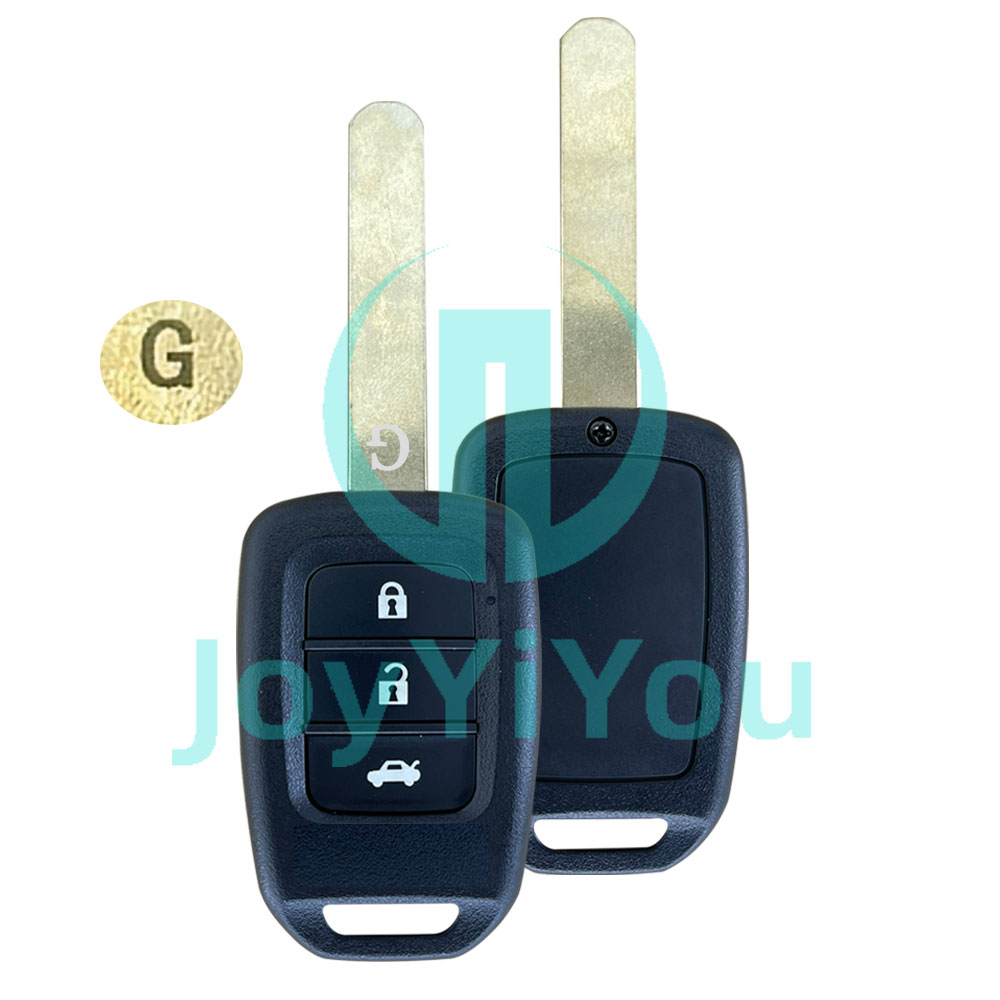 3Button-Trunk G On Blade Remote Key Cover For HON HON66 Blade（Without Logo）