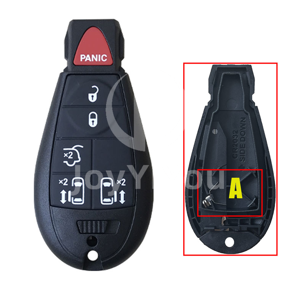 5+1Button FOBIK Cover Without Battery Door For Chrysler（Without Logo）