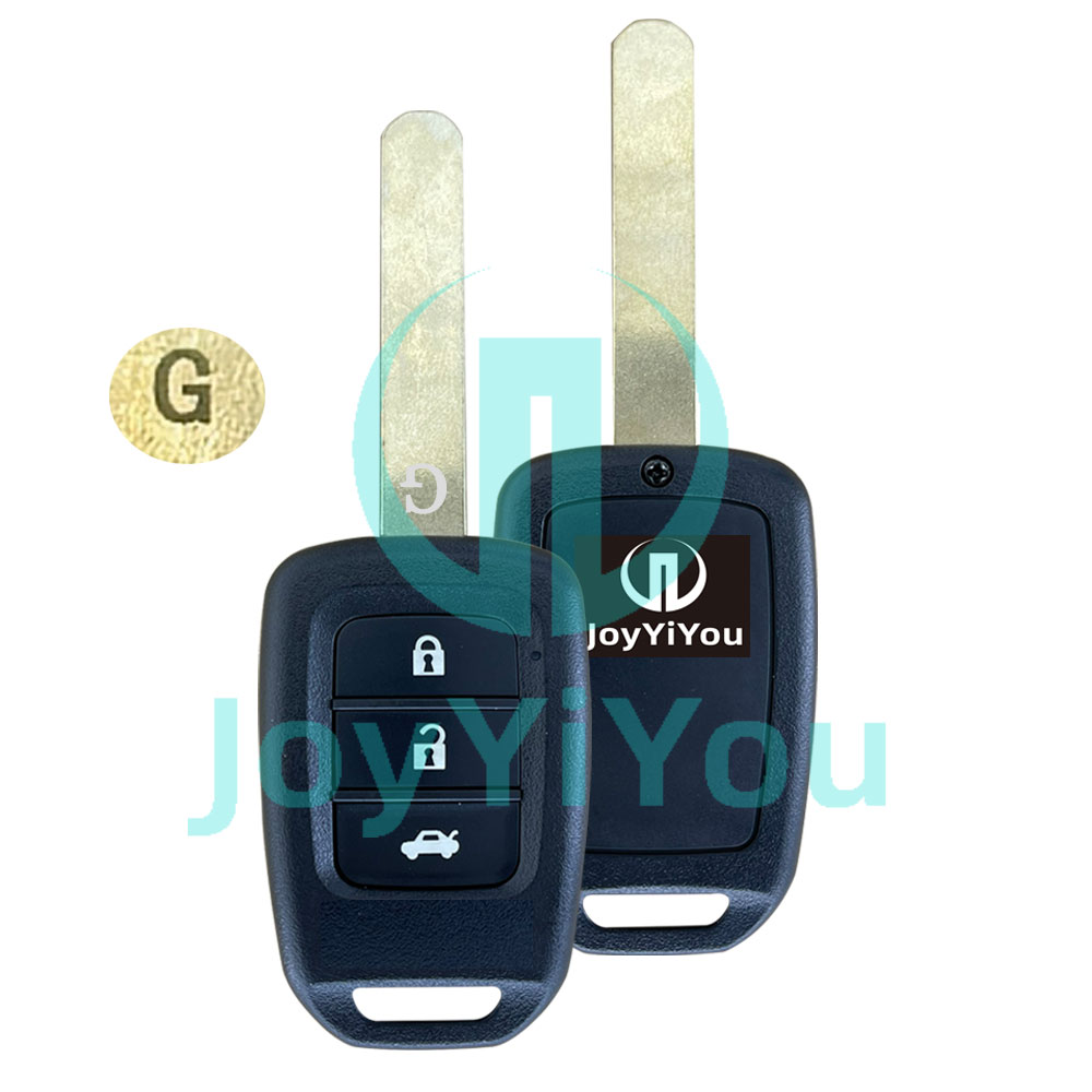 3Button-Trunk G On Blade Remote Key Cover For HON HON66 Blade