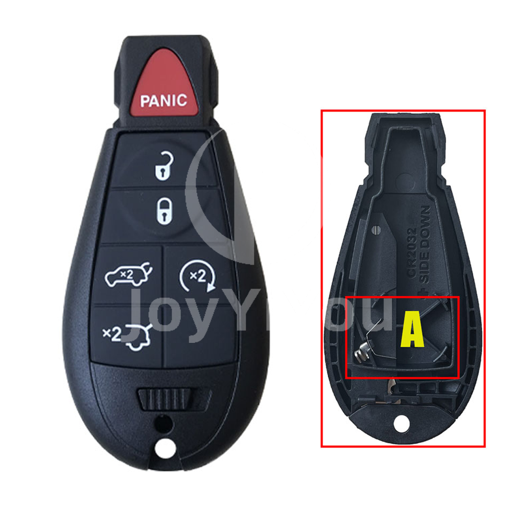 6Button FOBIK Cover Without Battery Door For Chrysler（Without Logo）