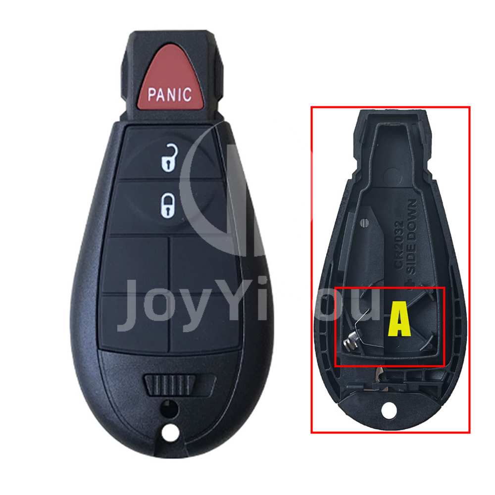2+1 Button FOBIK Cover Without Battery Door For Chrysler（Without Logo）
