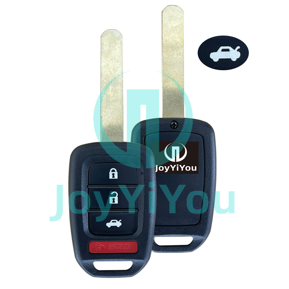 3+1Button-Trunk Remote Key Shell For HON HON66 Blade