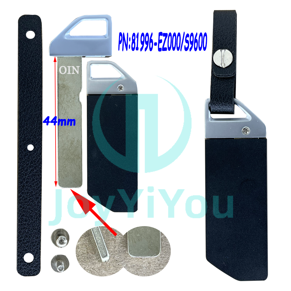 Emergency Key Blade +Black Plastic Protective Cap for KI Smart Card （81996-EZ000/S9600+OIN)